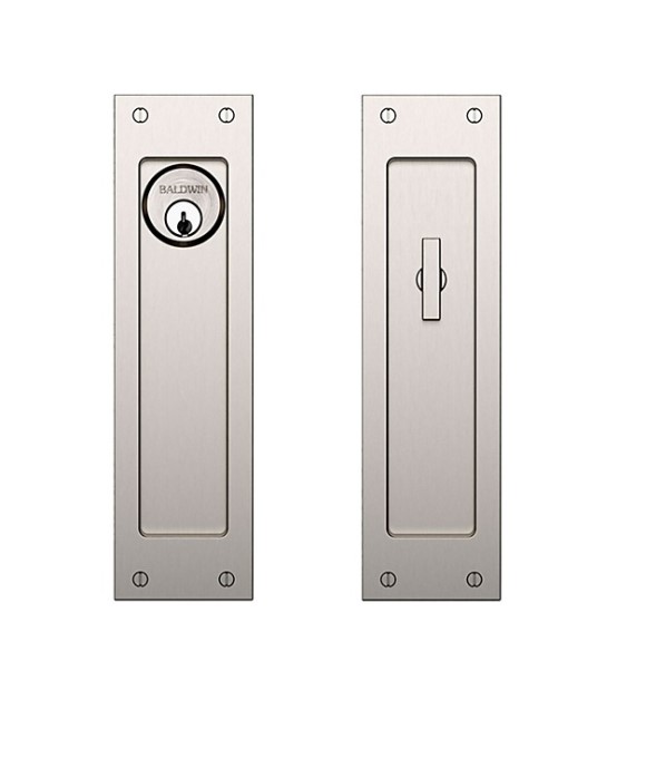 Baldwin PD005.ENTR Santa Monica Large Pocket Door Entrance Set