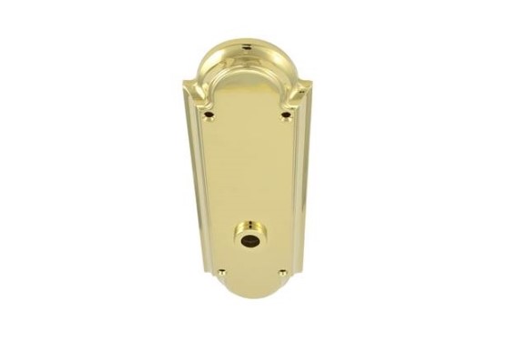 Baldwin 6791 Interior Escutcheon Plate - Cut for Knob