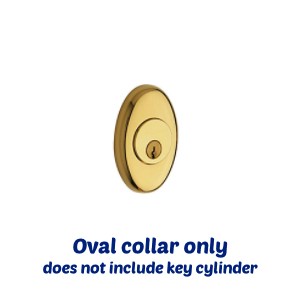 Oval Outside Cylinder Collar for Logan Handleset (replacement)