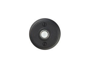 Emtek 2432 Wrought Steel Bell Button with #2 Rosette