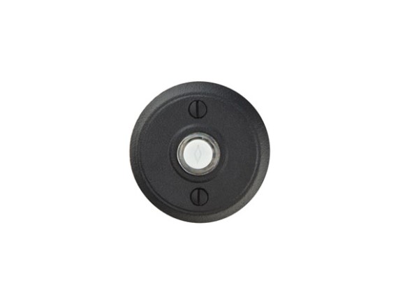 Emtek 2432 Wrought Steel Bell Button with #2 Rosette
