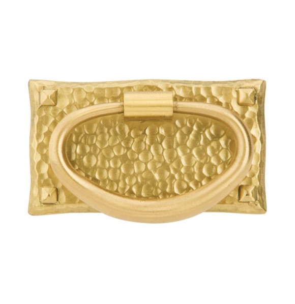 Emtek 86041 Hammered Oval Pull