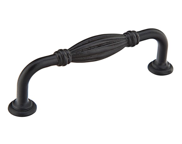 Emtek 86222 8" Tuscany Bronze Fluted Pull