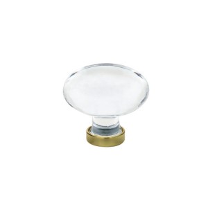 Emtek 86401 1 1/4" Hampton Crystal Knob