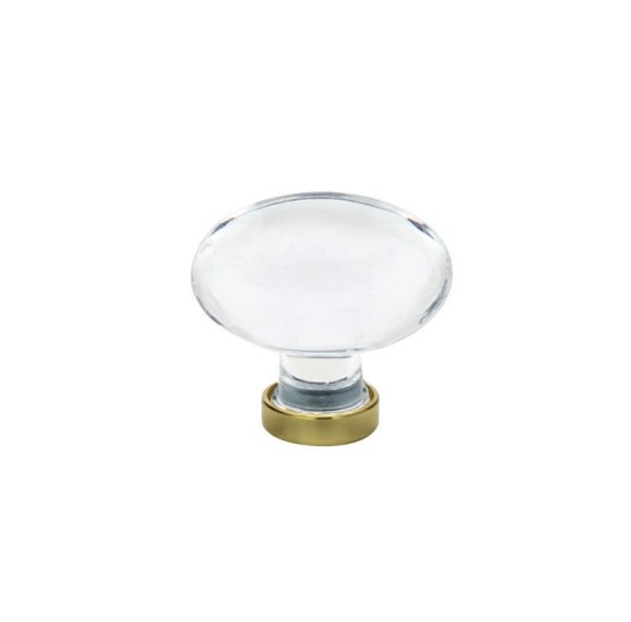 Emtek 86401 1 1/4" Hampton Crystal Knob