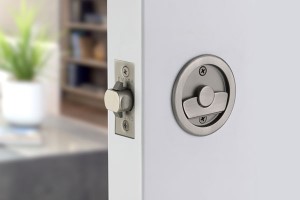 Emtek 2145 Round Privacy Pocket Door Tubular Lock