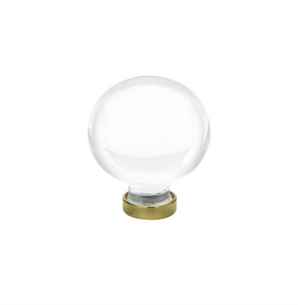 Emtek 86394 1" Bristol Clear Crystal Knob
