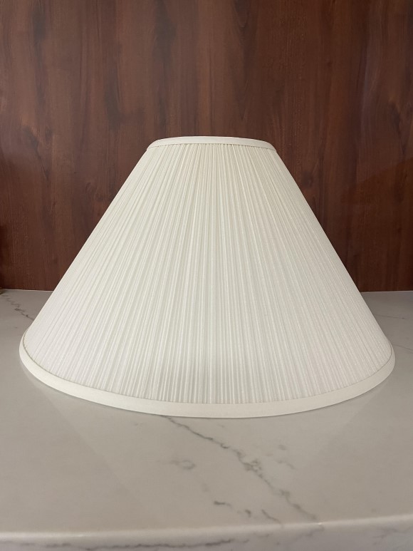 WL6x19x12 Cream Pleated Shade