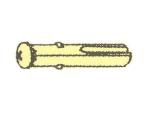 0532 Baldwin 3.375" Broached Half Spindle - FRONT DOOR