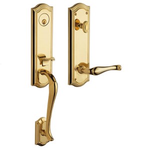 85337 Bethpage Single Cylinder Emergency Egress Entrance Set with Interior Lever