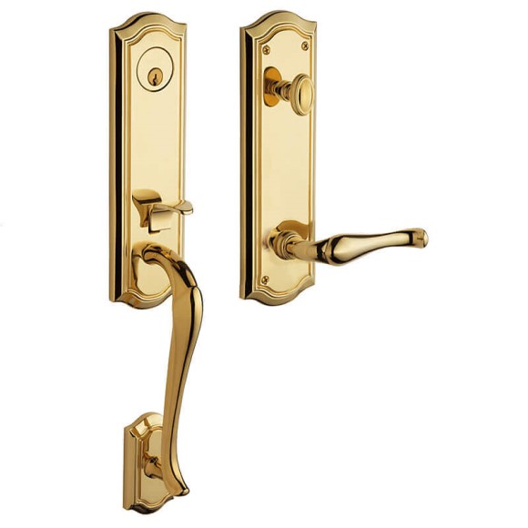 85337 Bethpage Single Cylinder Emergency Egress Entrance Set with Interior Lever