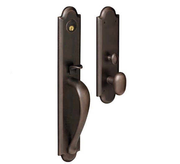 Boulder Full Escutcheon Trim Only Knob Handleset