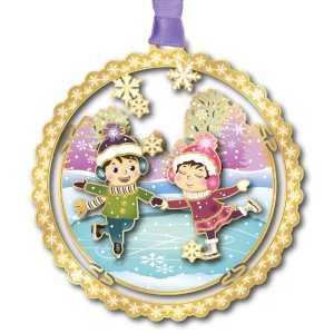 Baldwin 64855 Ice Skating Children (retired)
