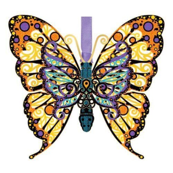Baldwin 53149 Vibrant Butterfly