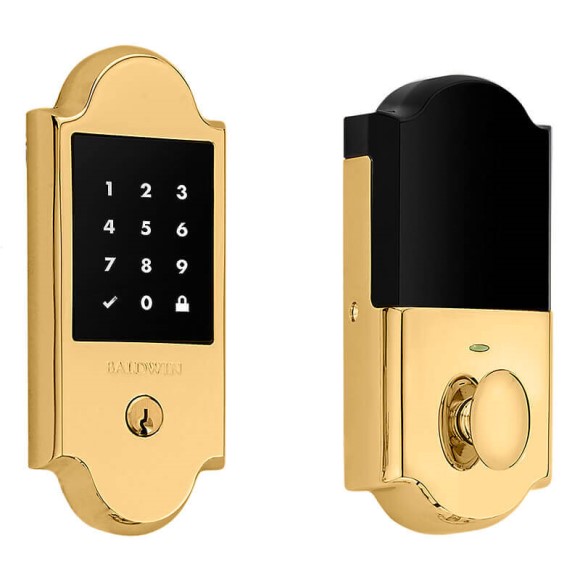 Level Bolt Retrofit Smart Lock Satin Chrome Bluetooth Electronic Deadbolt  Smart in the Electronic Door Locks department at