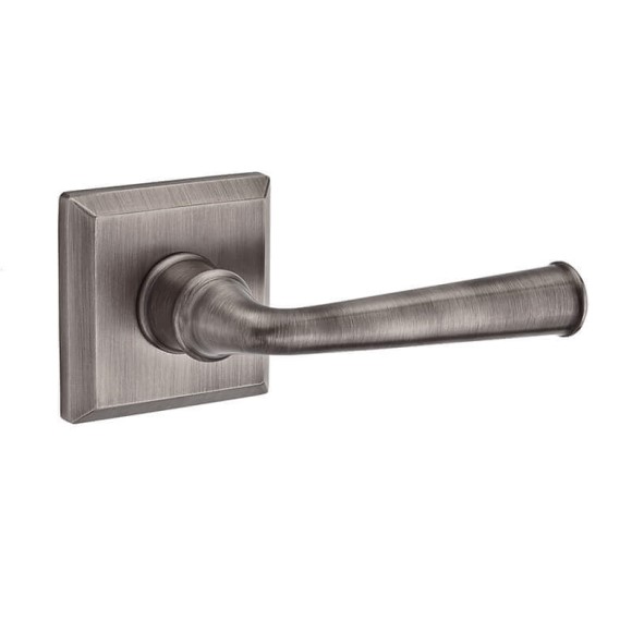 Federal Lever Passage Set with Traditional Arch Rose